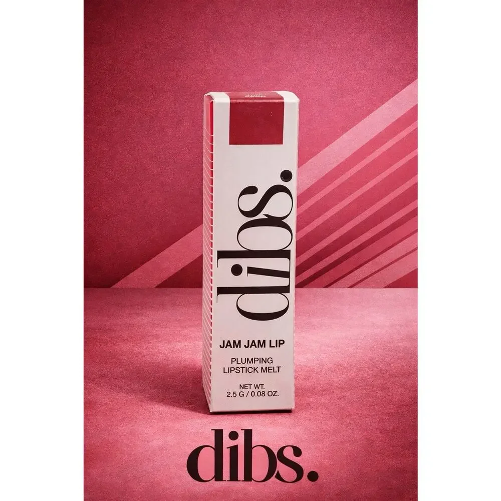 dibs. - Shade: JAM SESH - Jam Jam Lip Plumping Lipstick Melt - .08 oz/ 2.5 g